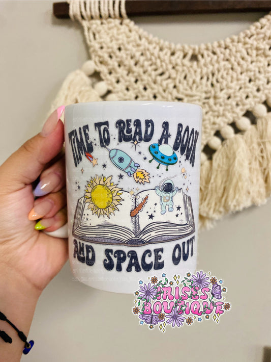 RTS - 12oz Read A Book Mug
