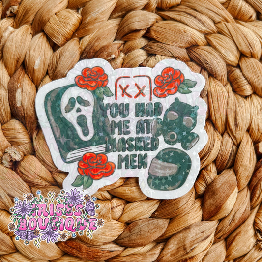 Masked Men - Holographic Sticker
