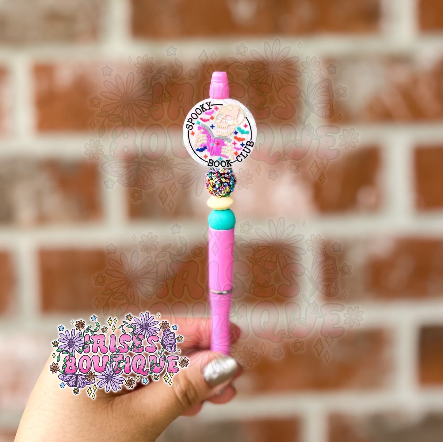 Beaded Pen - Spooky Book Club
