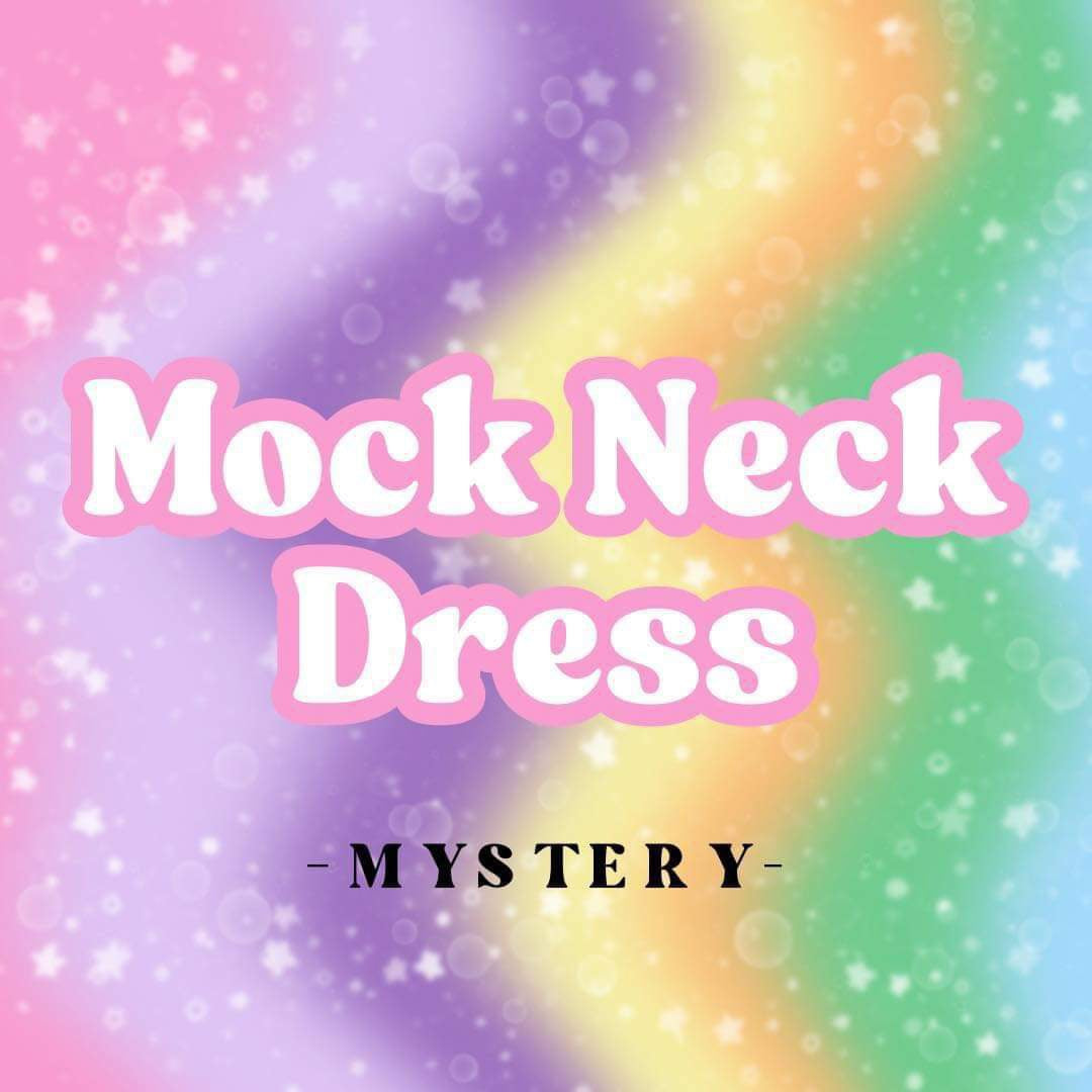 Mystery Mock Neck Dress