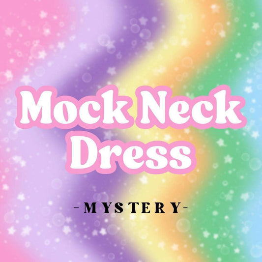 Mystery Mock Neck Dress