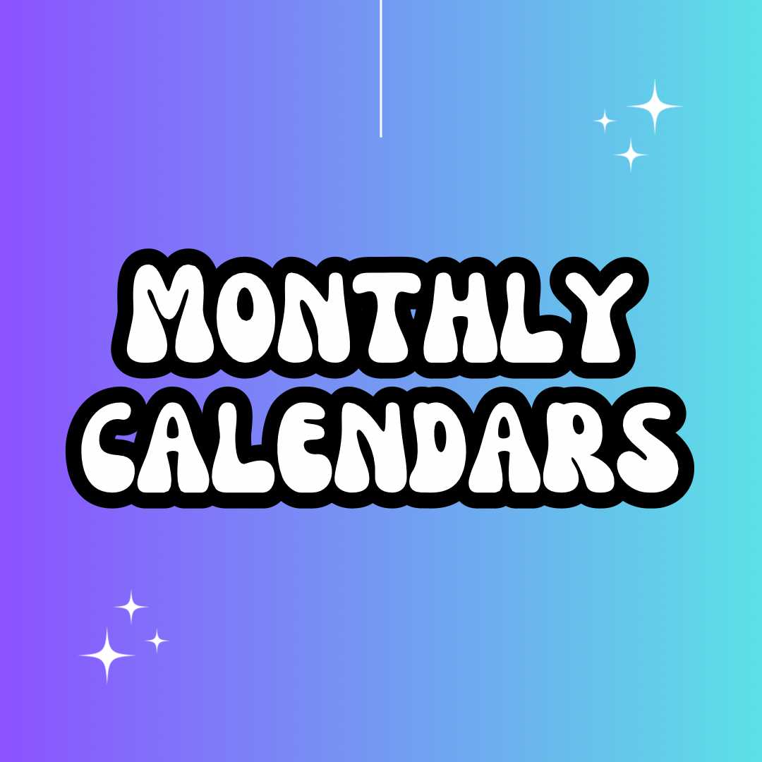 IB digitals - Monthly Calendars